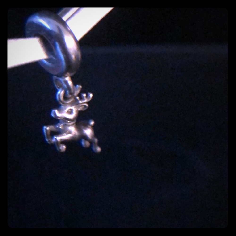 Authentic Pandora Reindeer Charm
